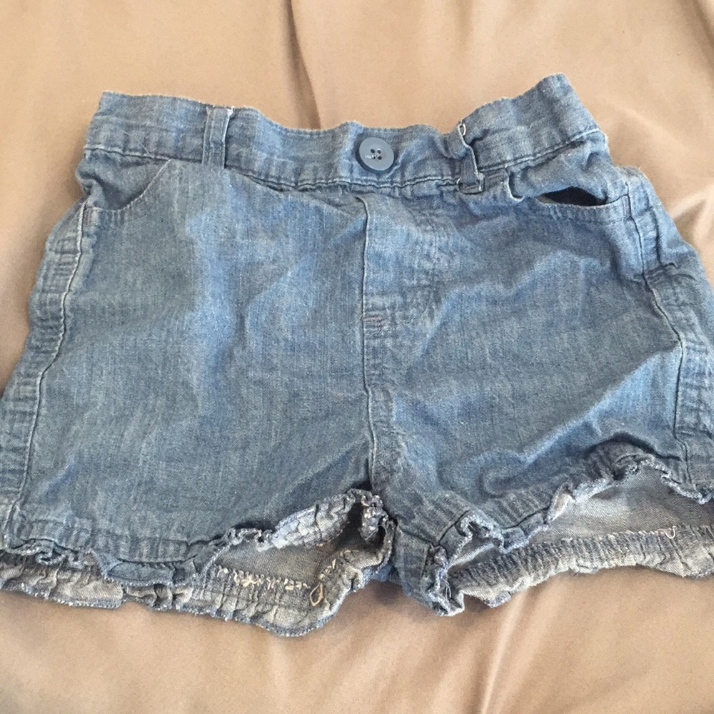 Denim shorts
